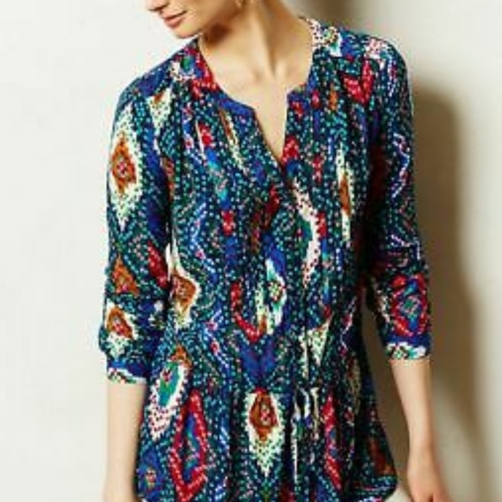 Anthropologie Maeve Topoxte blouse